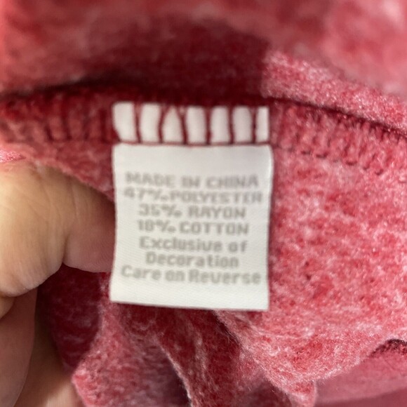 Arizona State University Hoodie Mens Medium Maroon Fleece Sweatshirt Captivating - Picture 8 of 12